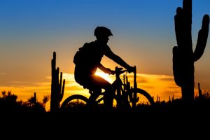Mountain Biking Sunset Scottsdale